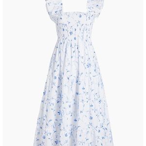Hill House Nap Dress, Size XL in Blue Botanical